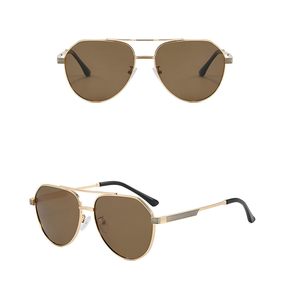 Lunettes de Soleil Unisex Techsuit 8622, Polarisées, Protection UV, Dorées