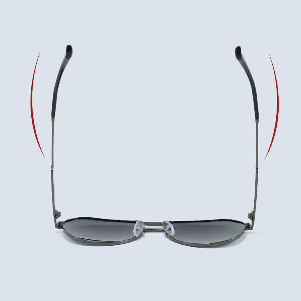 Lunettes de Soleil Unisex Techsuit 8622, Polarisées, Protection UV, Gris Foncé