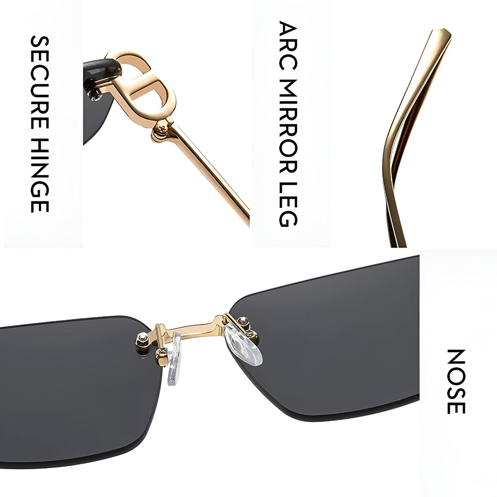 Lunettes de Soleil Unisex Techsuit S098, Or Violet