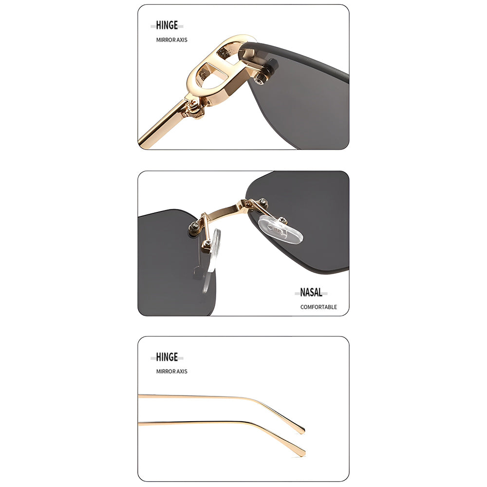 Lunettes de Soleil Unisex Techsuit S098, Or Violet