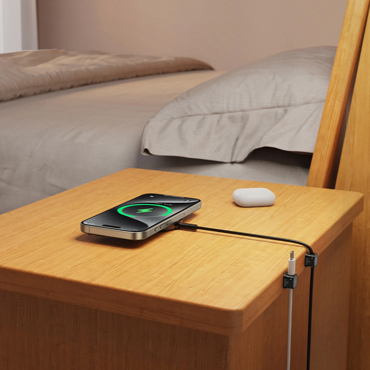 Organisateur de Câbles Joyroom JR-ZS368, Set de 6 Pièces, Noir