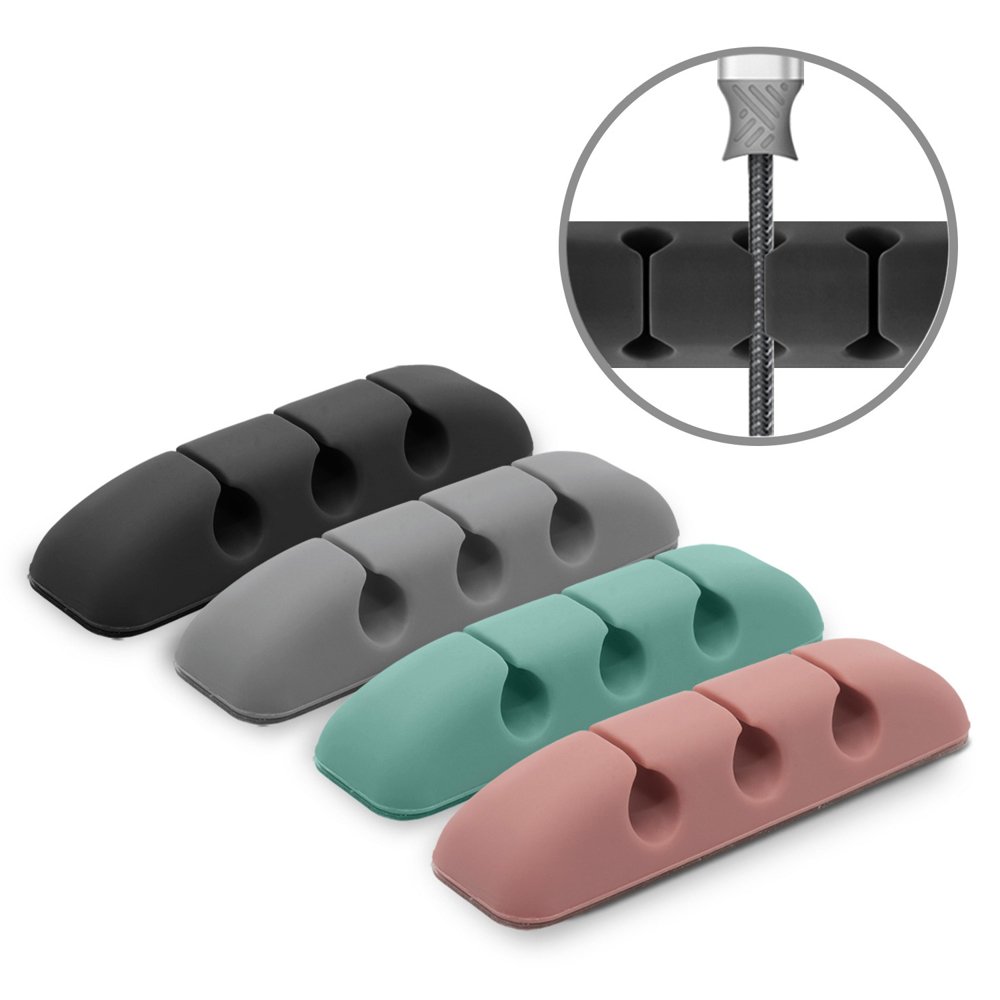 Organisateur de Câbles Ringke, Set de 4 pièces, Couleurs Variées