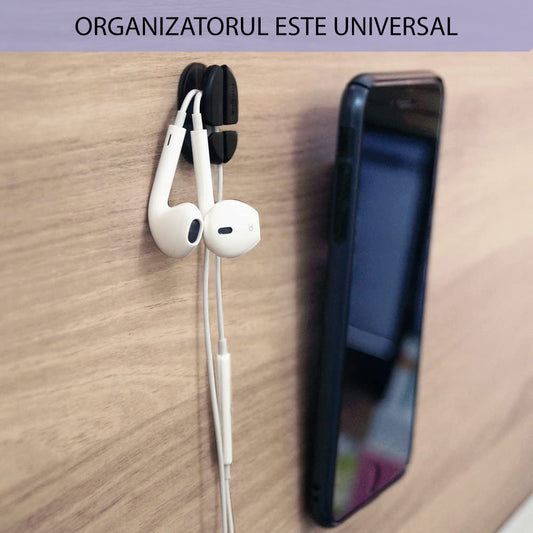 Organisateur de câbles Ringke, Set 6 pièces, Noir