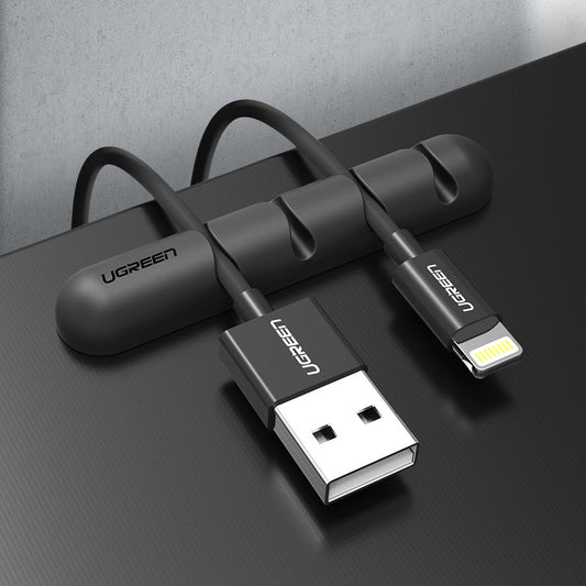 Organisateur de Câbles UGREEN, Set 2 pièces, Noir