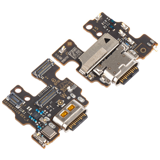 Board with Charging Connector - Microphone Motorola Edge 30 Ultra, Service Pack 5P68C21264