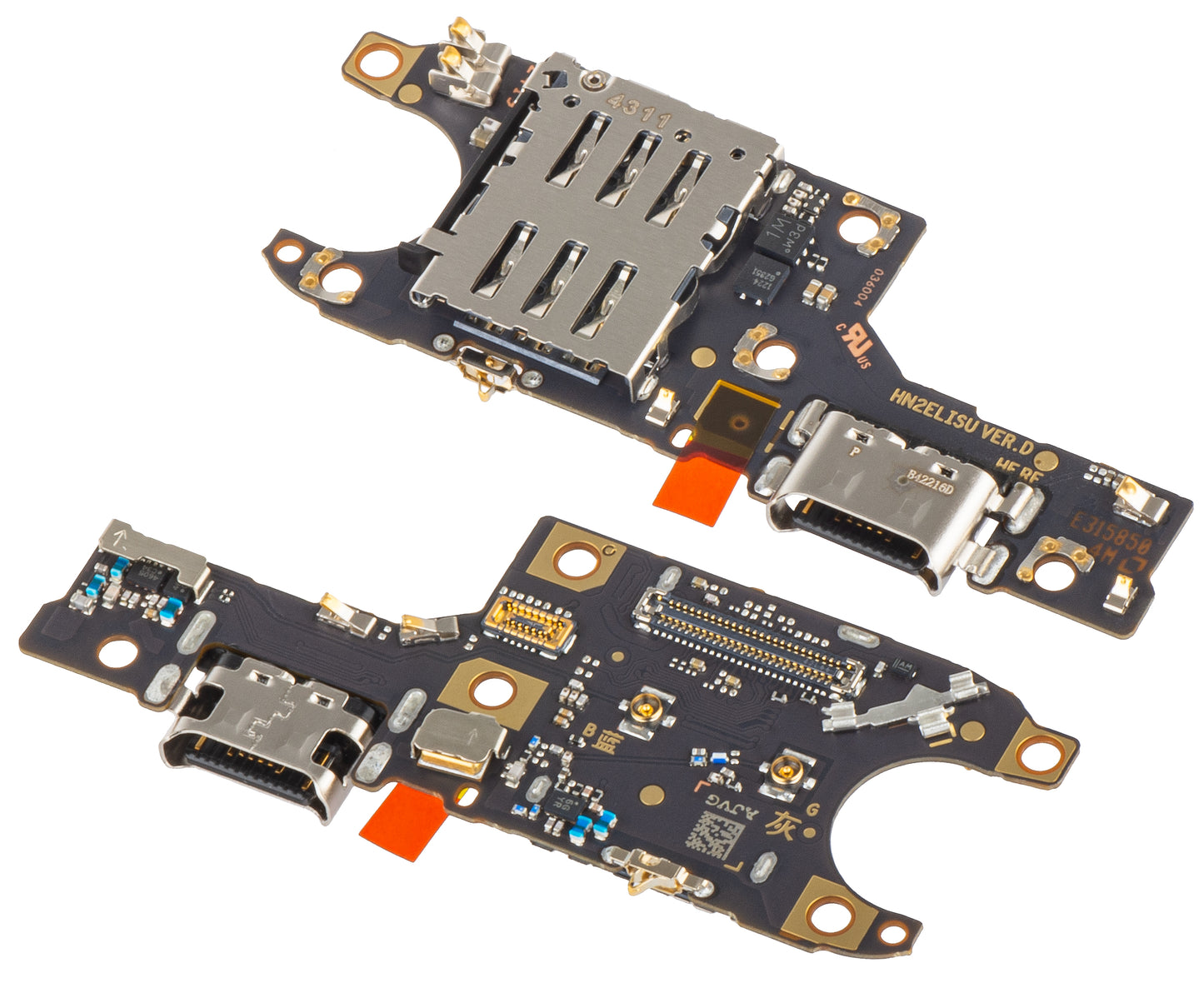 Carte avec connecteur de charge - Microphone Honor 200, Service Pack 0235AKMN