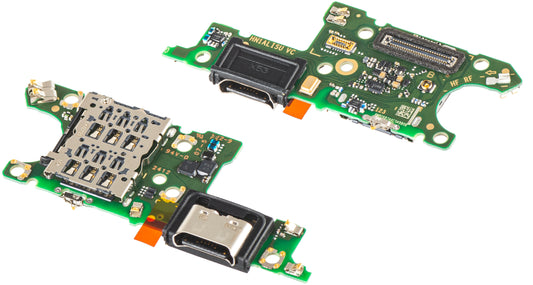 Honor Magic6 Lite Carte SIM avec connecteur de charge - Microphone - Module de lecture SIM Honor Magic6 Lite, Service Pack 0235AHJH