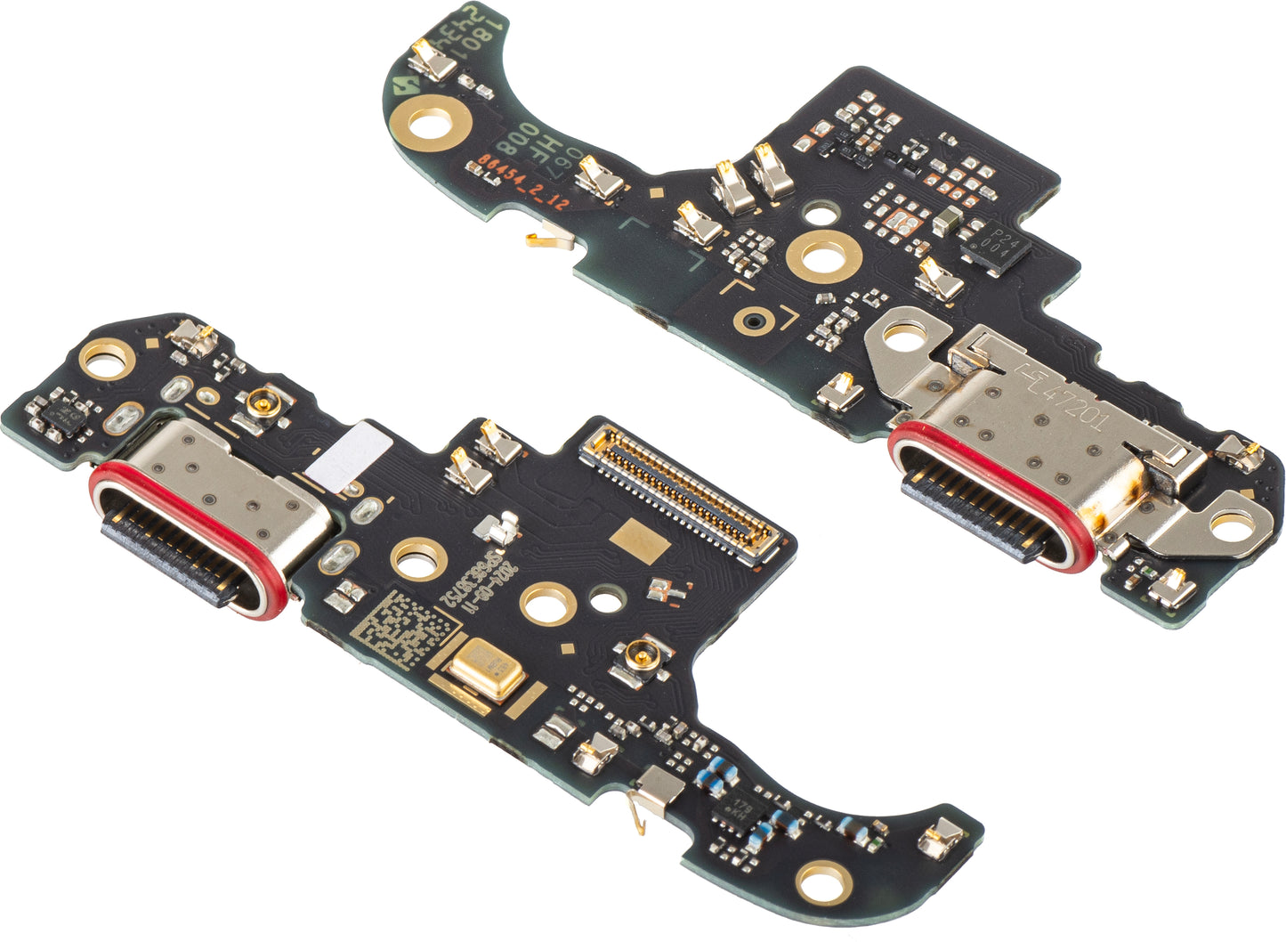 Carte avec Connecteur de Charge - Microphone Motorola Moto G75, Pack de Service 5P68C28949