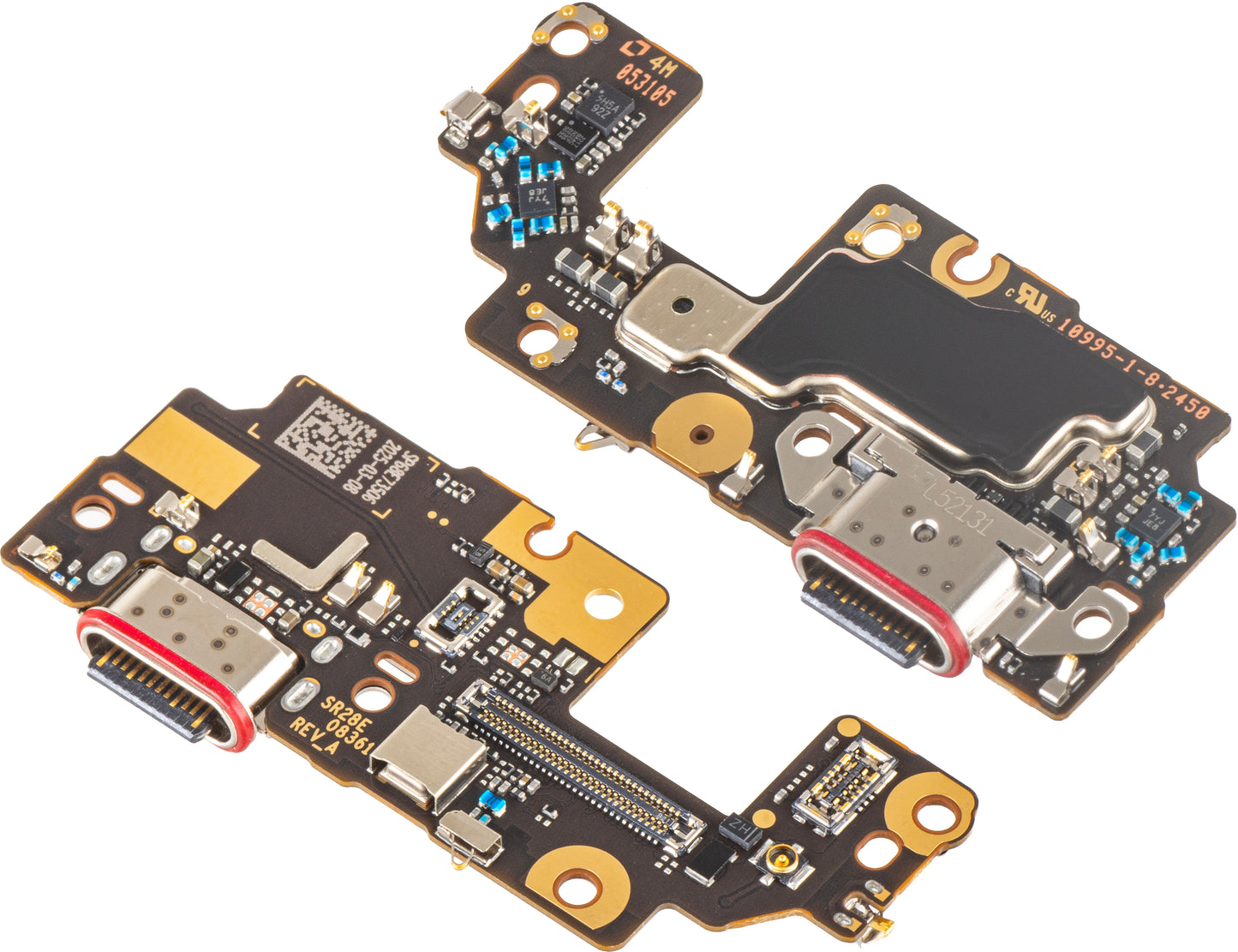 Carte avec Connecteur de Charge - Microphone Motorola Razr 60, Service Pack 5B28C30077