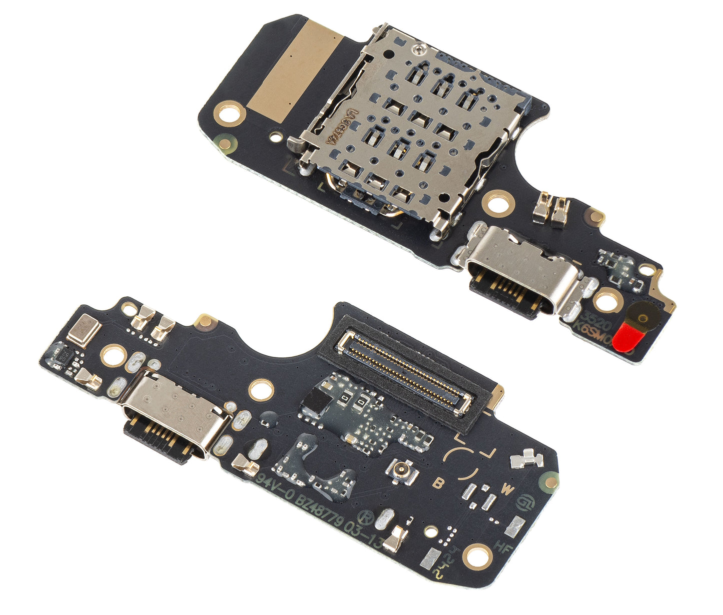 Carte avec connecteur de charge - Microphone - Module lecteur SIM Xiaomi Redmi Note 12 Pro 4G