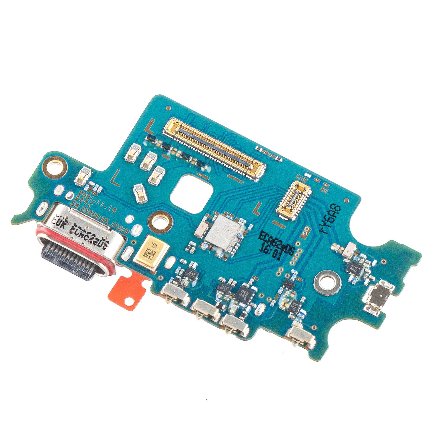 Carte avec connecteur de charge - Microphone - Module de lecture SIM Samsung Galaxy S22+ 5G S906, Service Pack GH96-14805A