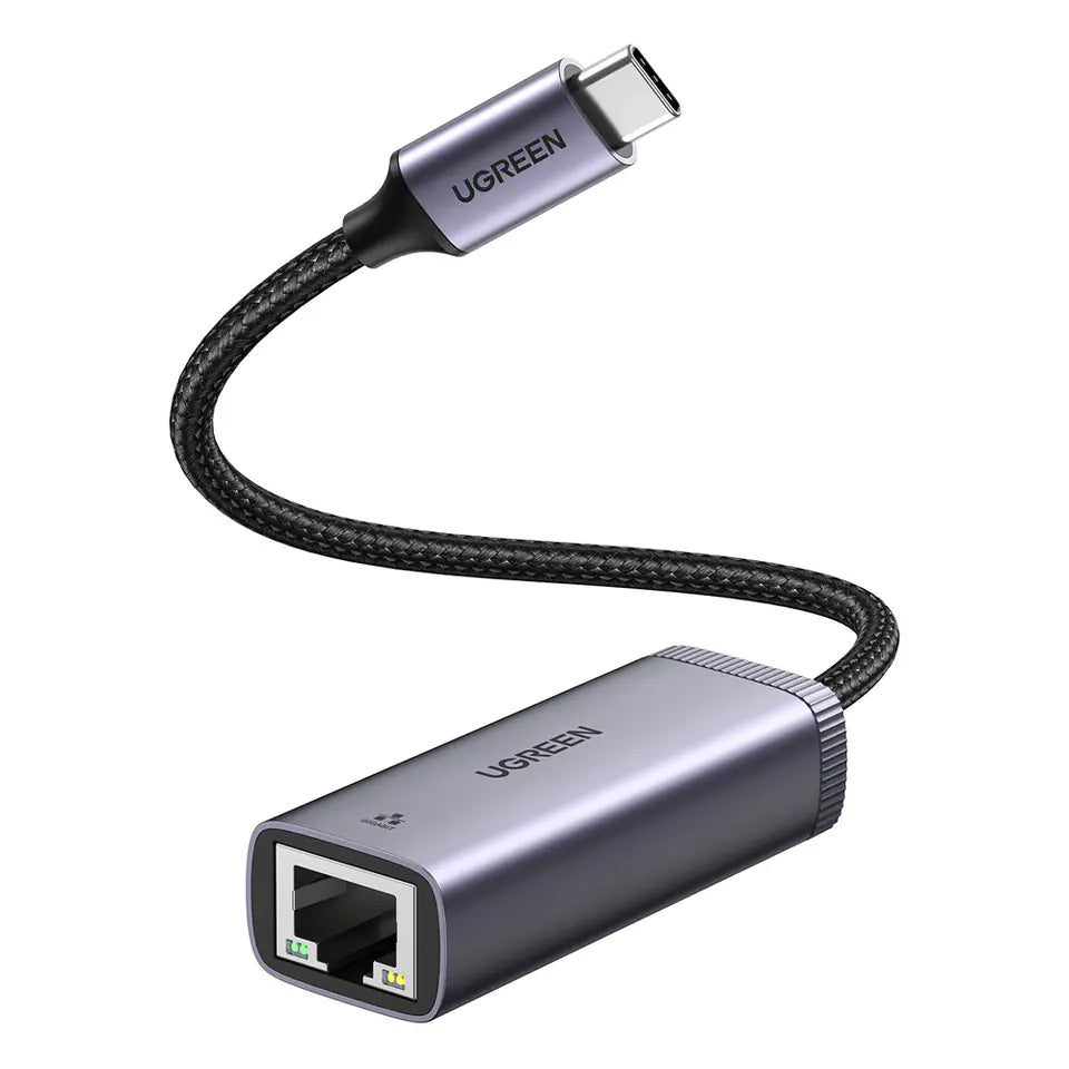 Carte réseau UGREEN CM483, RJ45, USB-C, Gris