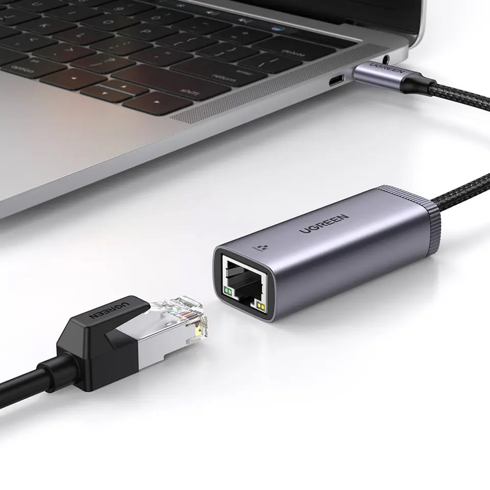 Carte réseau UGREEN CM483, RJ45, USB-C, Gris