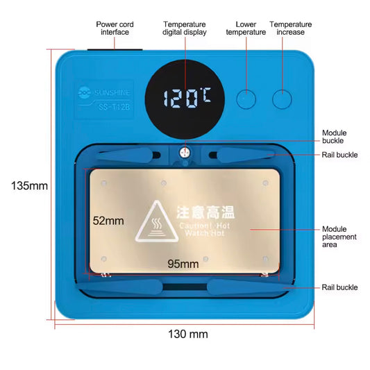 Plaque PCB Sunshine SS-T12B pour Apple iPhone / Série Android