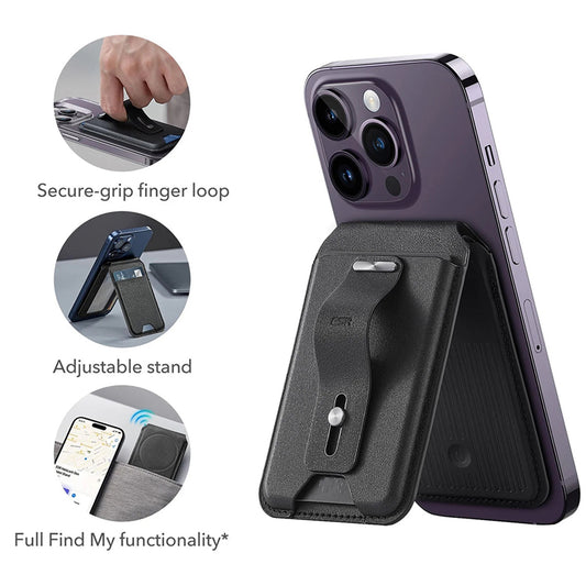 Portefeuille MagSafe, ESR, Findy my Wallet 3C, Noir