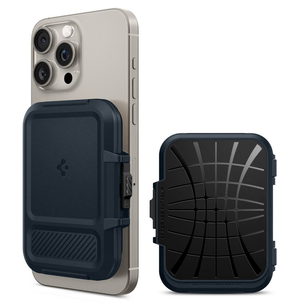 Portefeuille MagSafe, Spigen, Lock Fit, Noir
