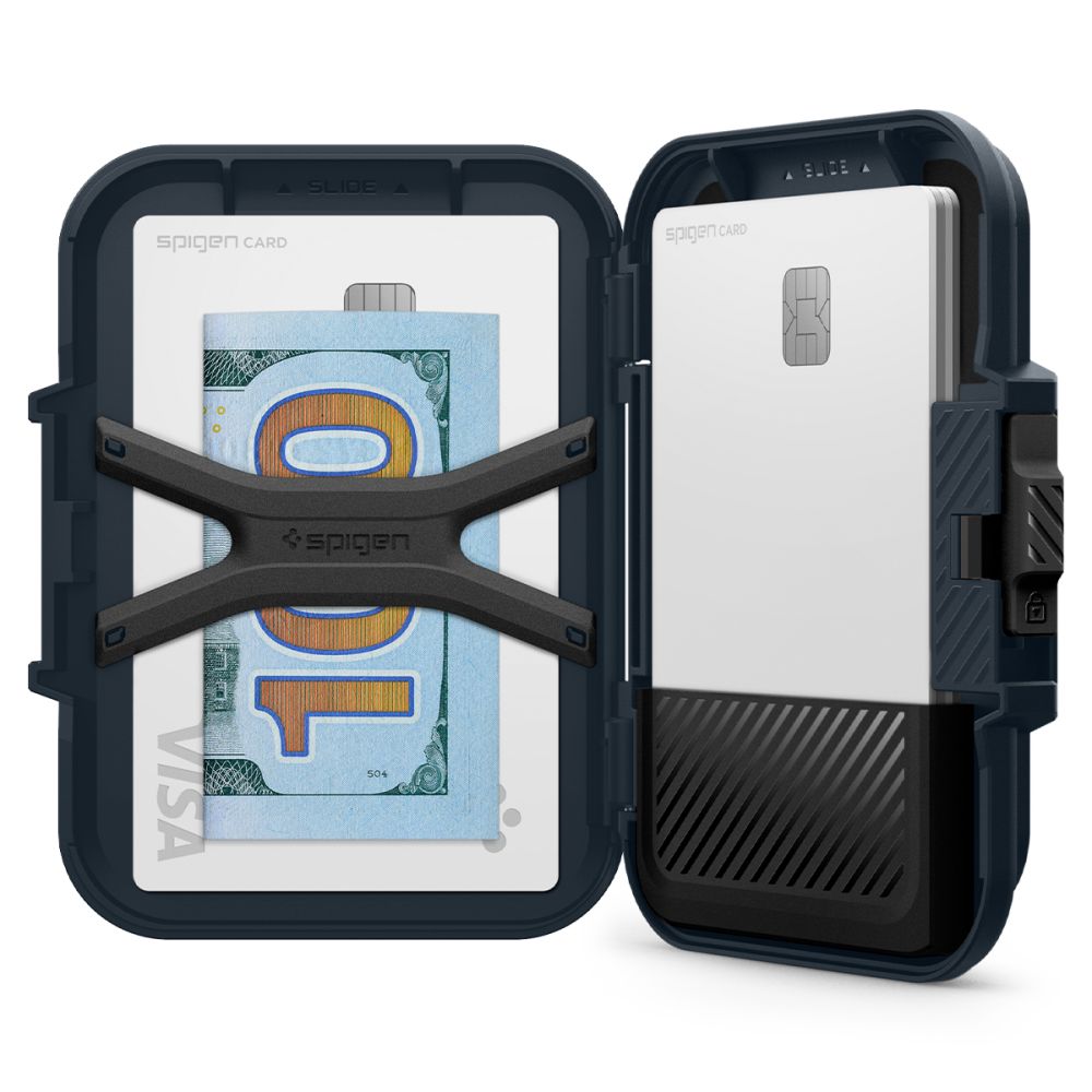 Portefeuille MagSafe, Spigen, Lock Fit, Noir
