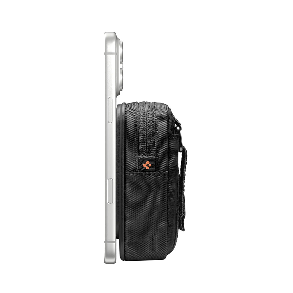 Portefeuille MagSafe, Spigen, TinTap ZIP MagFit 2, Noir AFA11564