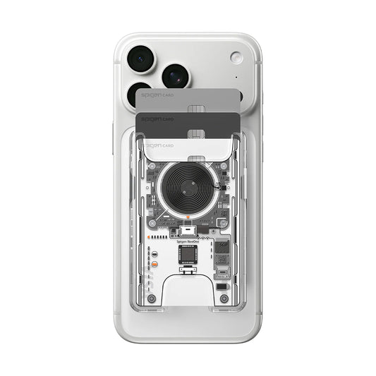 MagSafe Wallet, Spigen, Ultra Hybrid Zero One, Transparent AFA11403