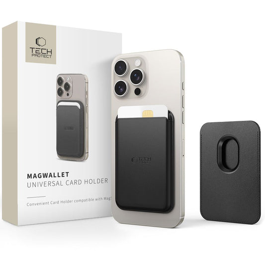 Portefeuille MagSafe, Tech-Protect, Magwallet, noir