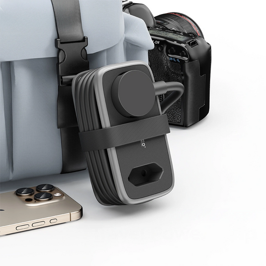 Multiprise Orico APP, 2 x Schuko - 2 x USB-A - 1 x USB-C, Noir Gris