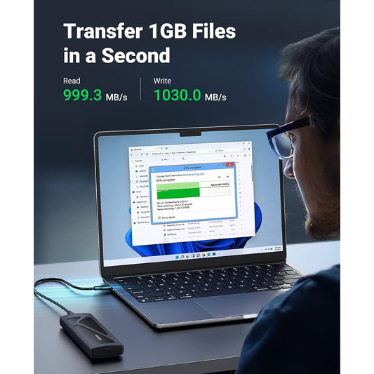 Rack UGREEN CM578 pour SSD M.2 NVMe, Gris