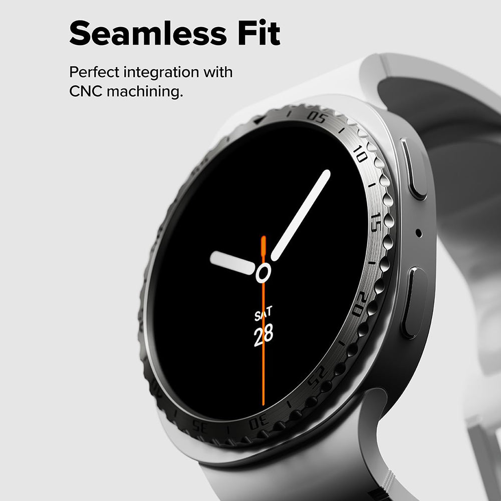Cadre de protection Ringke Inner Styling pour Samsung Galaxy Watch8 Classic, Argenté