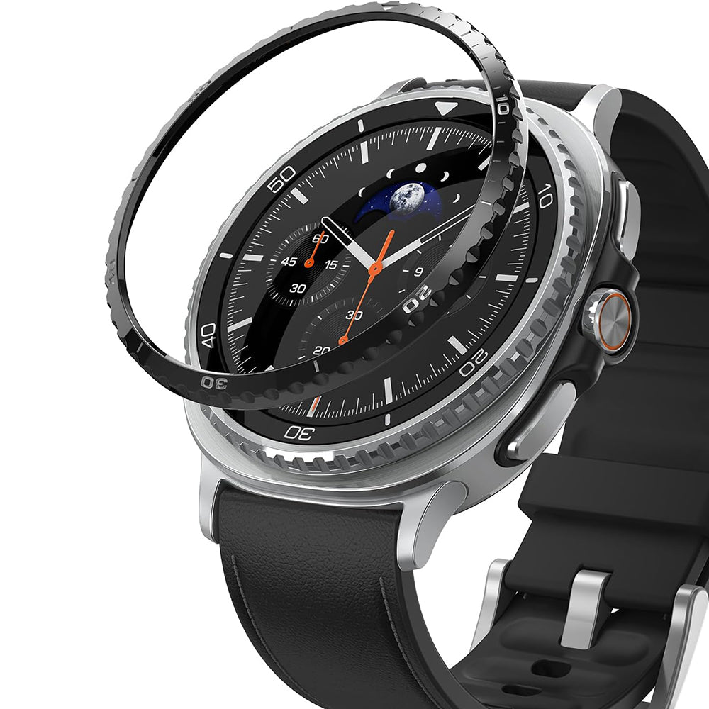 Cadre de protection Ringke Inner Styling pour Samsung Galaxy Watch8 Classic, Noir