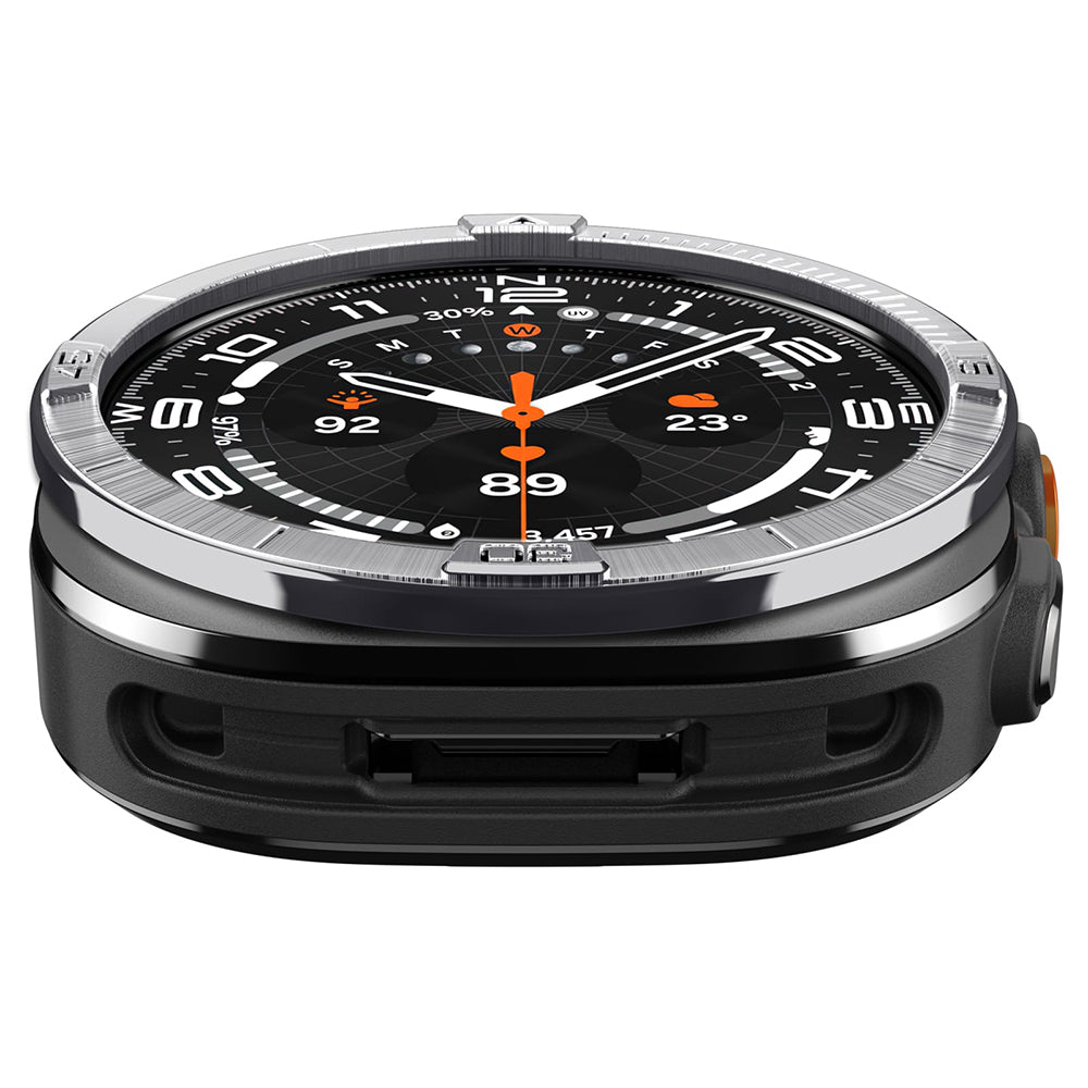Cadre de protection Spigen Tune Pilot pour Samsung Galaxy Watch Ultra2, Argent ACS11616