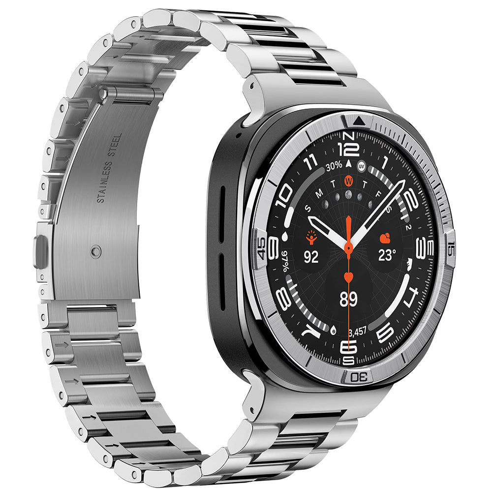Cadre de protection Spigen Tune Pilot pour Samsung Galaxy Watch Ultra2, Argent ACS11616