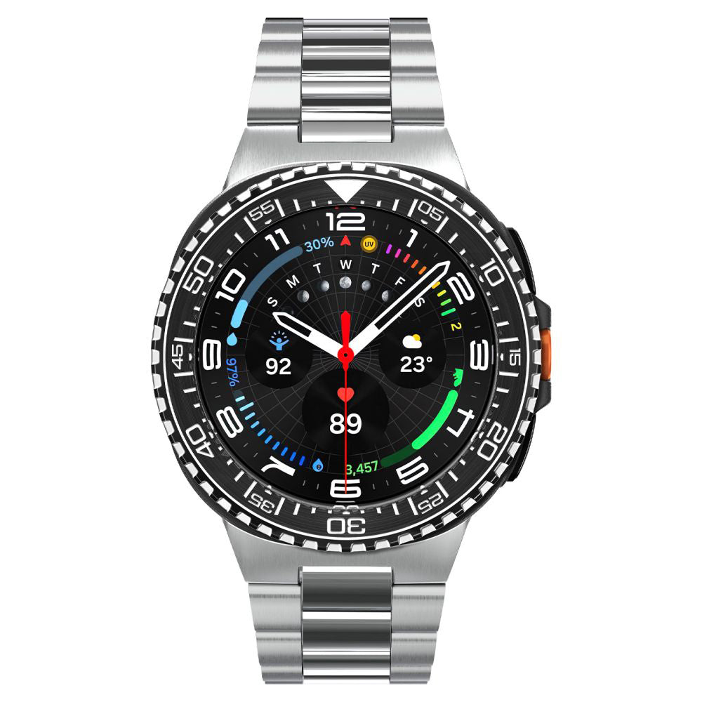 Cadre de protection Spigen Tune Pro Diver pour Samsung Galaxy Watch8 Classic, Noir ACS10016