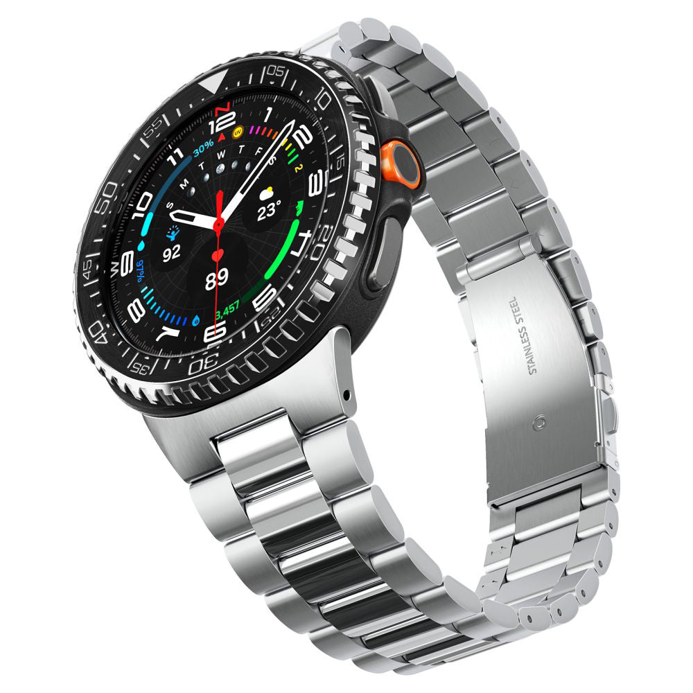 Cadre de protection Spigen Tune Pro Diver pour Samsung Galaxy Watch8 Classic, Noir ACS10016