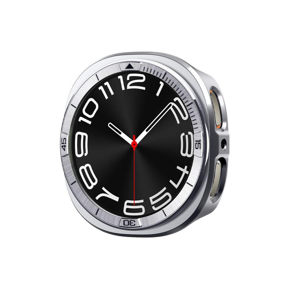 Cadre de protection Spigen Tune Pro Pilot pour Samsung Galaxy Watch9 / Watch8 44mm, Argent ACS10011