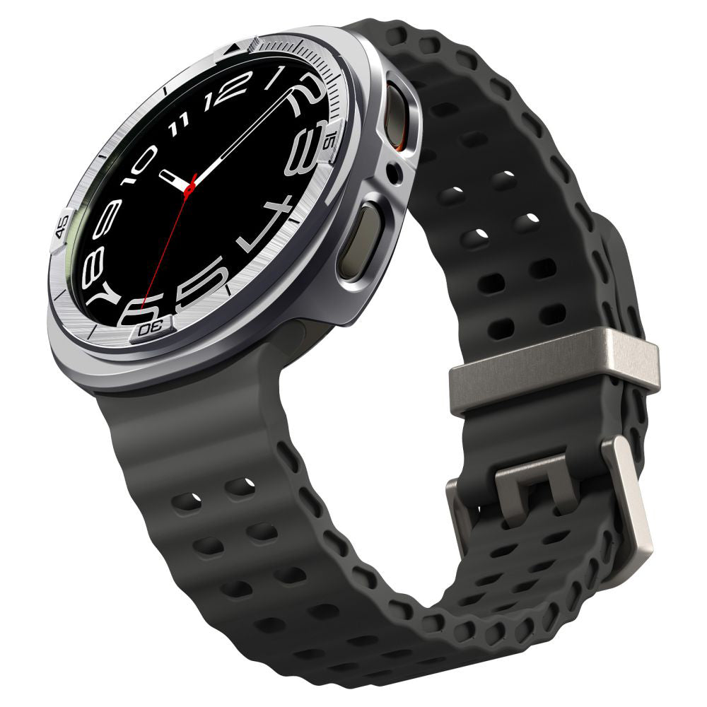 Cadre de protection Spigen Tune Pro Pilot pour Samsung Galaxy Watch9 / Watch8 44mm, Argent ACS10011