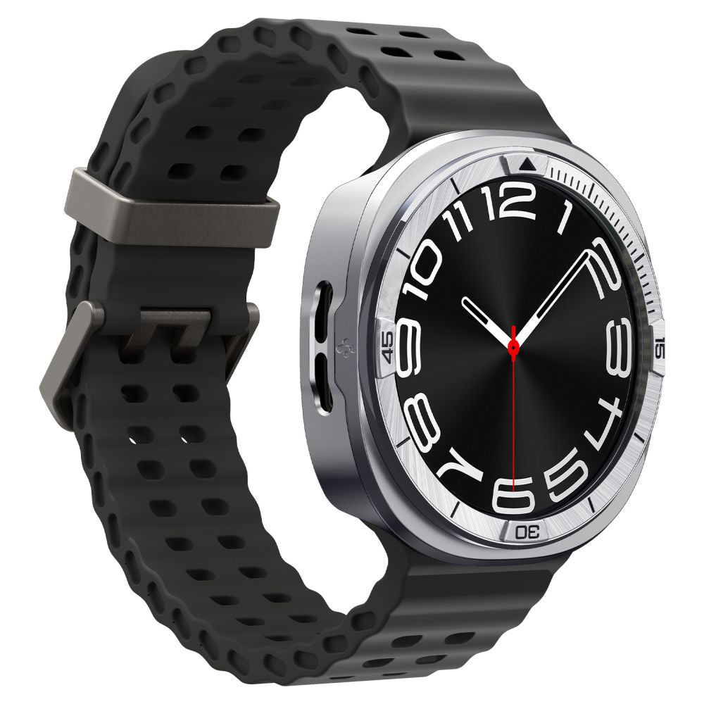 Cadre de protection Spigen Tune Pro Pilot pour Samsung Galaxy Watch9 / Watch8 44mm, Argent ACS10011