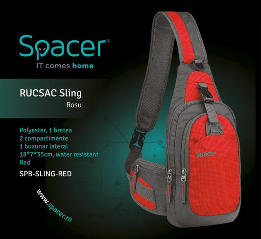 Sac à dos Spacer Sling pour tablette max. 8 pouces, Rouge