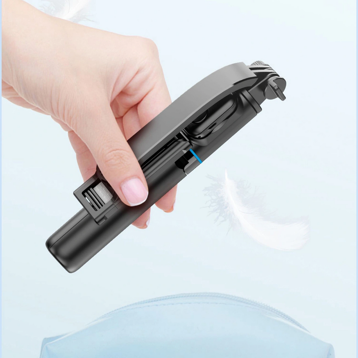 Selfie Stick Bluetooth Dudao F18S 4in1, Universal, Black