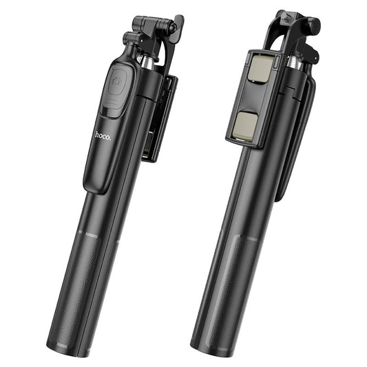 Stick à selfie Bluetooth HOCO K19 Soul Live Broadcast, universel, noir