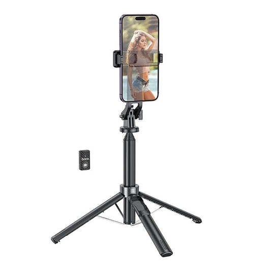 HOCO K21 Selfie Stick Bluetooth, universel, noir