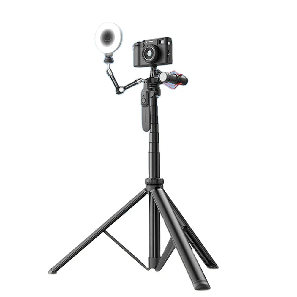 Perche à selfie Bluetooth Techsuit C05, Universelle, Noire
