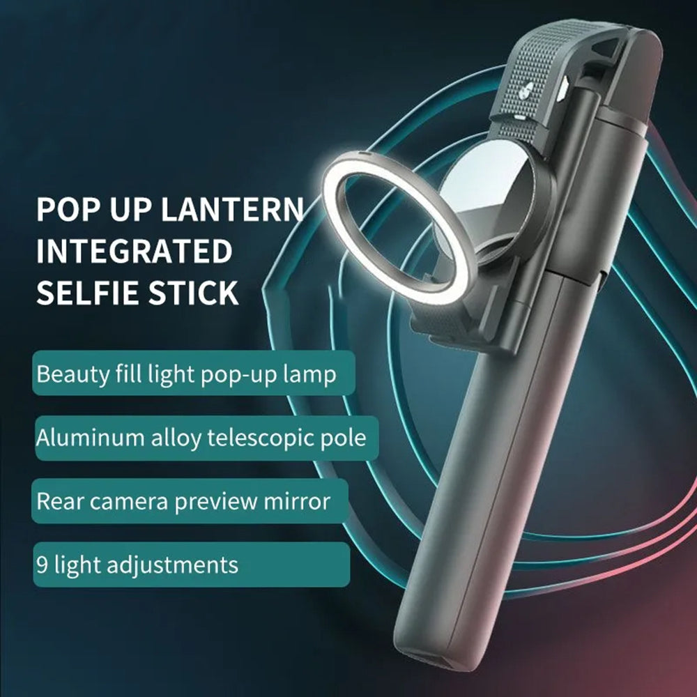 Perche à selfie Bluetooth Techsuit K13, Universelle, Noire