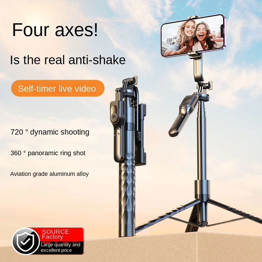 Perche à selfie Bluetooth Techsuit K28, Universelle, Noire