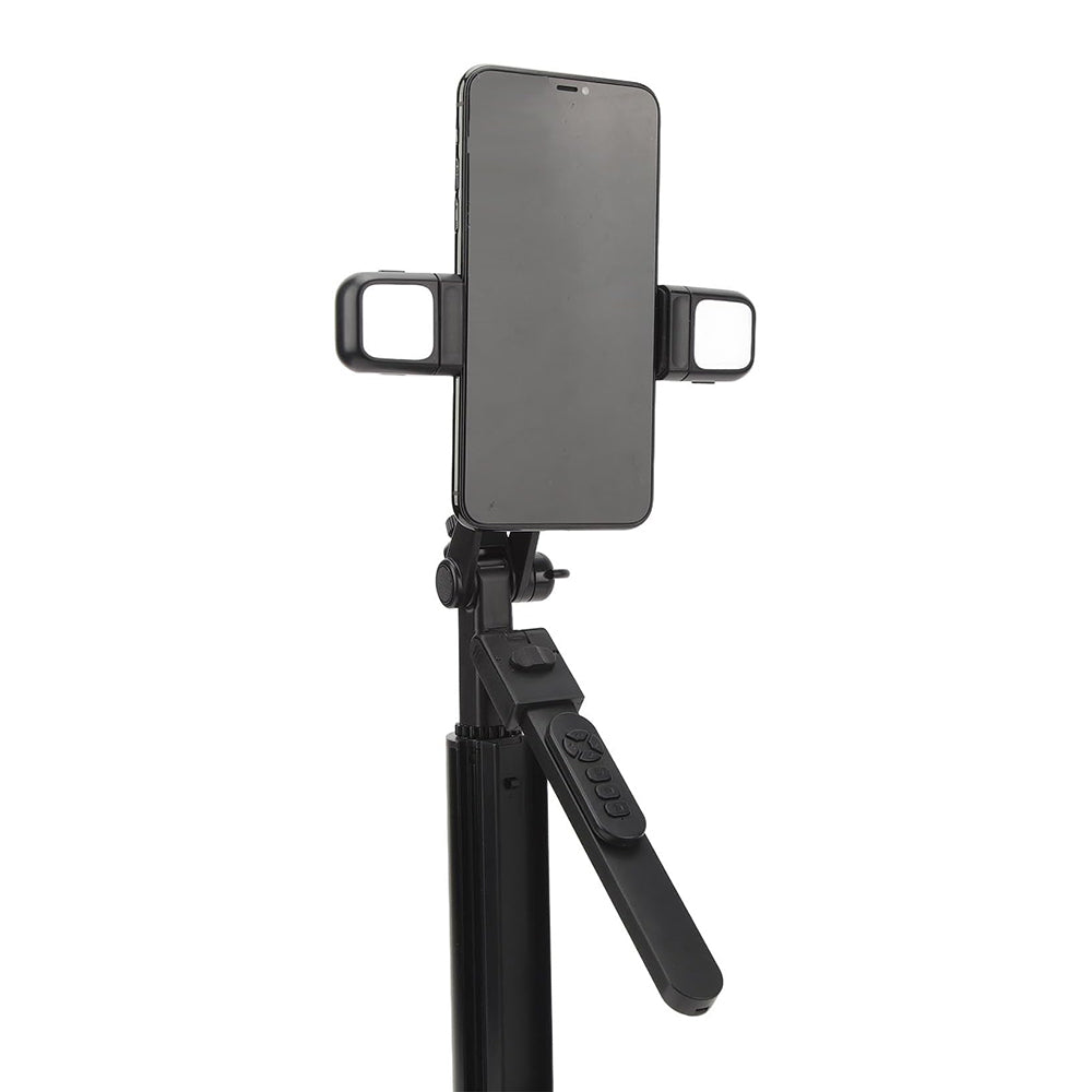Selfie Stick Bluetooth Techsuit K30S, Universel, Noir