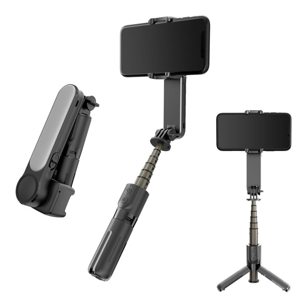 Stabilisateur Gimbal Bluetooth Techsuit L09, Universel, Noir