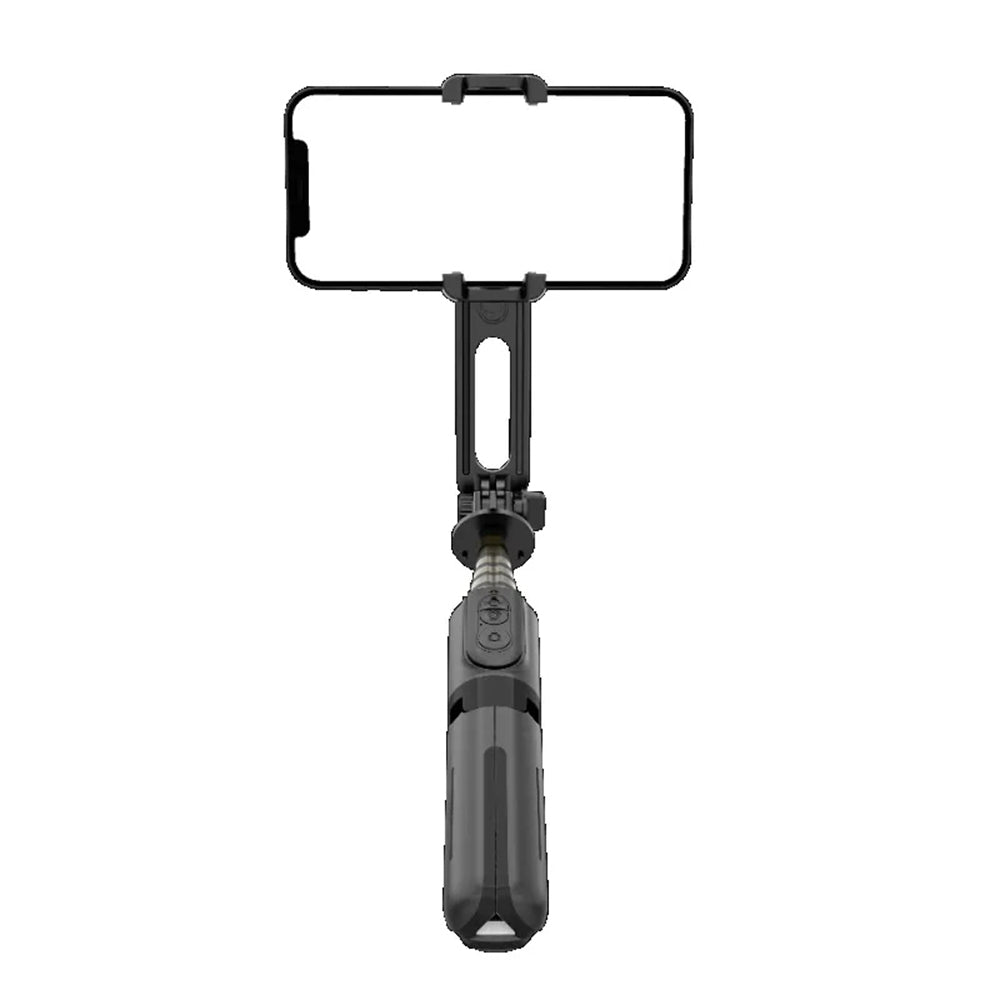 Perche à selfie Bluetooth Techsuit L18Mini, Universelle, Noire