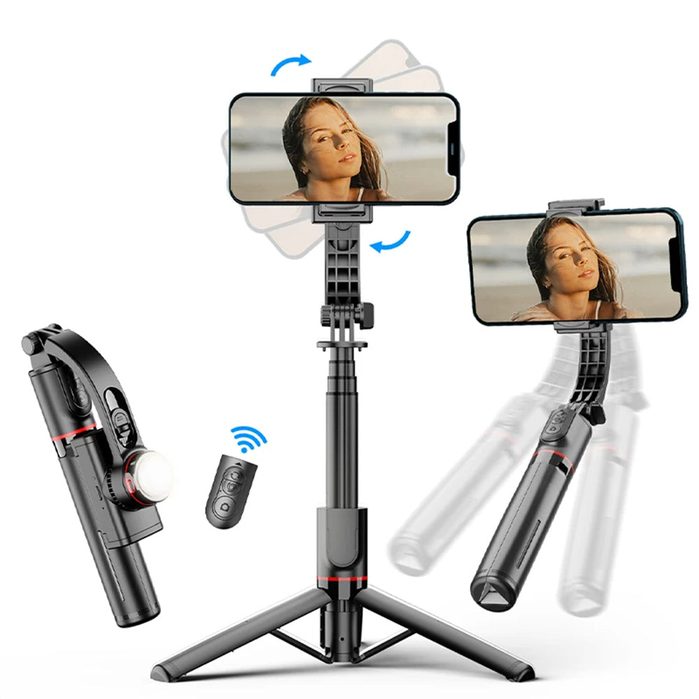 Perche à selfie Bluetooth Techsuit L19s, Universelle, Noire