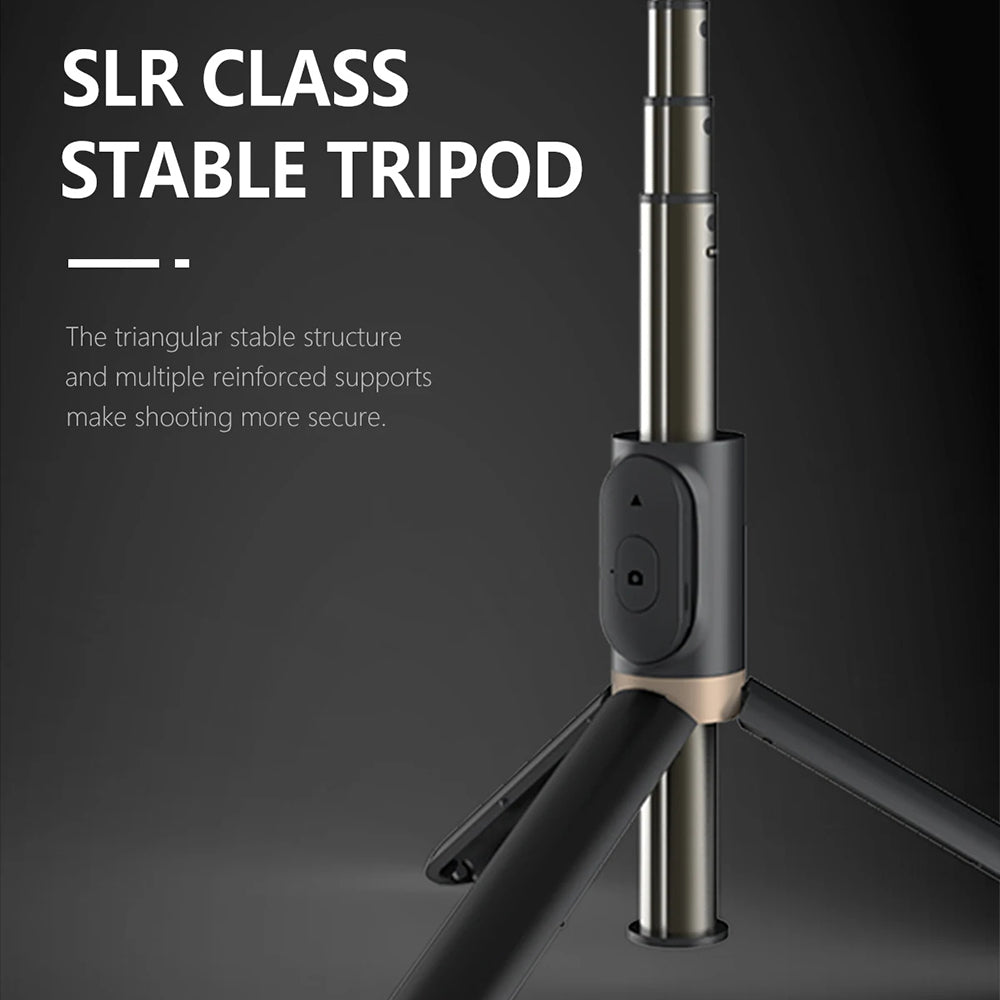 Perche à selfie Bluetooth Techsuit Q03s, Universelle, Noire