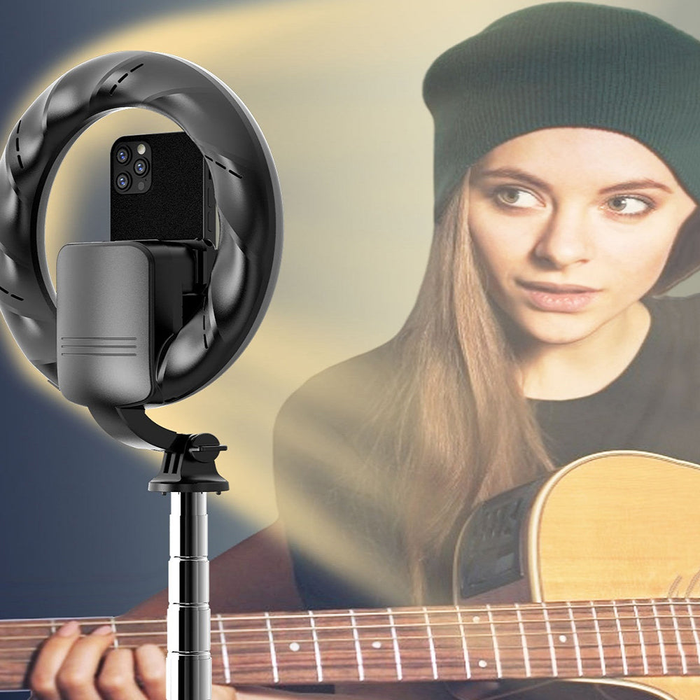 Perche à selfie Bluetooth Techsuit Q05s, Universelle, Noire