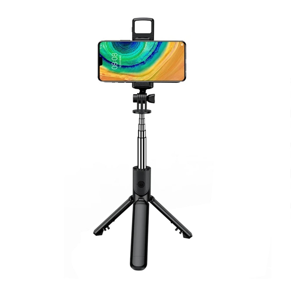 Perche à selfie Bluetooth Techsuit S03-S, Universelle, Noire
