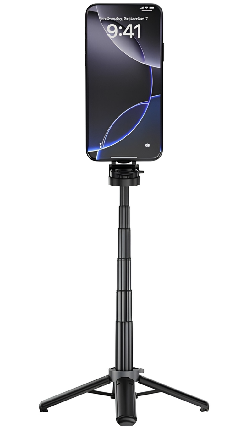 Selfie Stick Bluetooth XO Design SS25 Pro, Universel, Noir